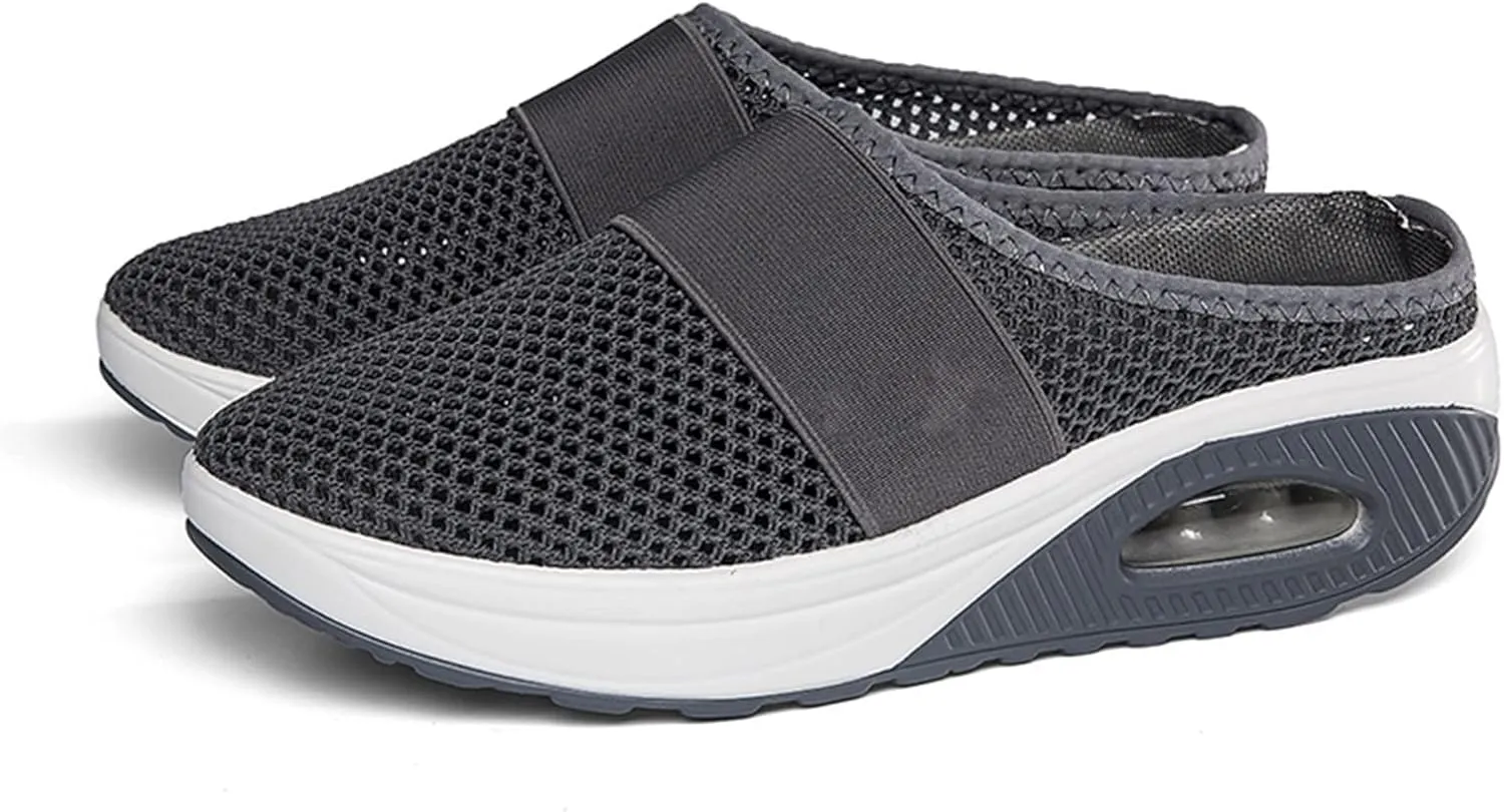 2022 Air Cushion Slip-On Walking Shoes Orthopedic Diabetic Walking Shoes, Air Cushion Shoes for Women, Mesh Orthopedic Diabetic Walking Shoes