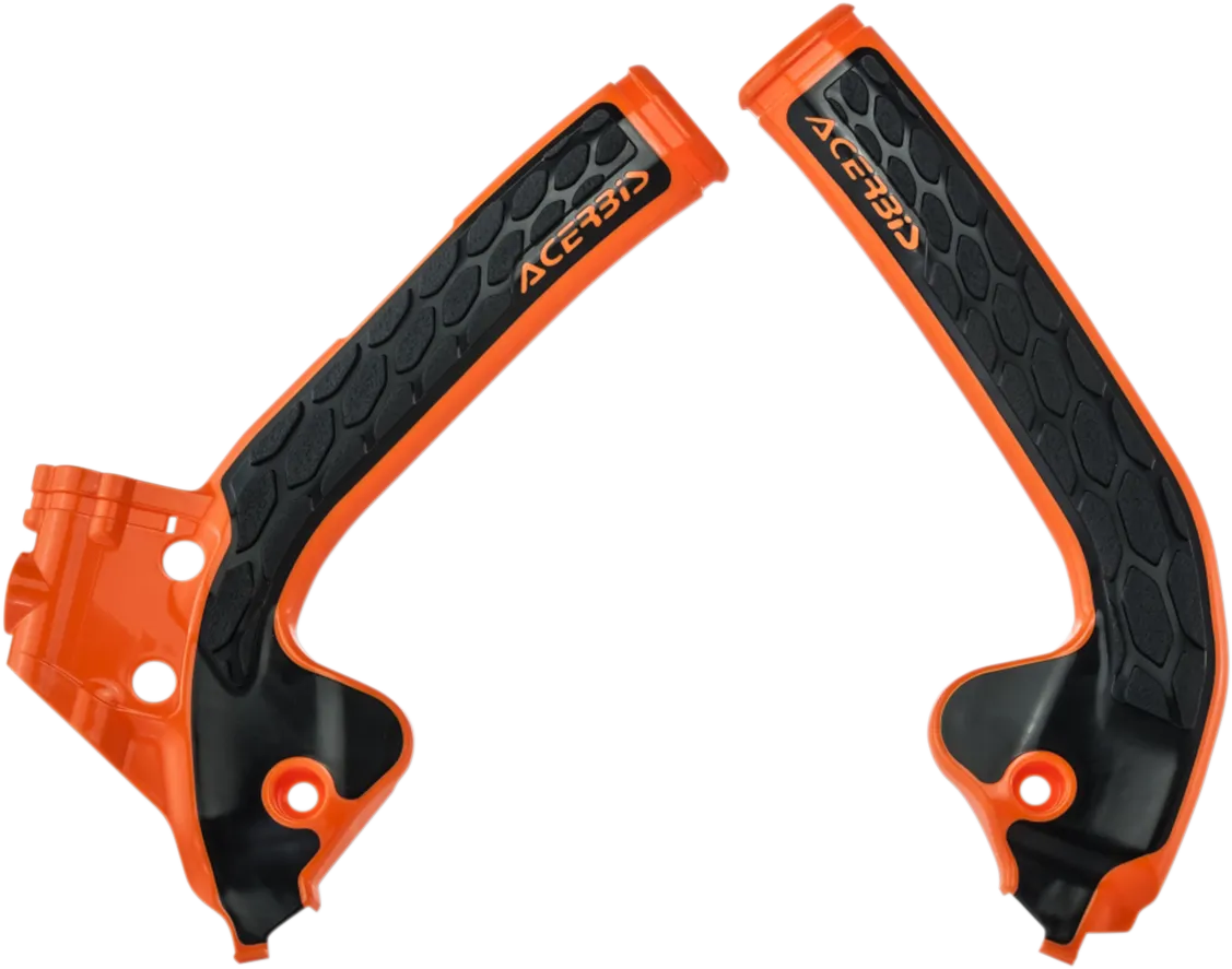 ACERBIS X-Grip Frame Guards - '16 Orange/Black 2686045225