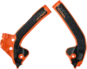 ACERBIS X-Grip Frame Guards - '16 Orange/Black 2686045225