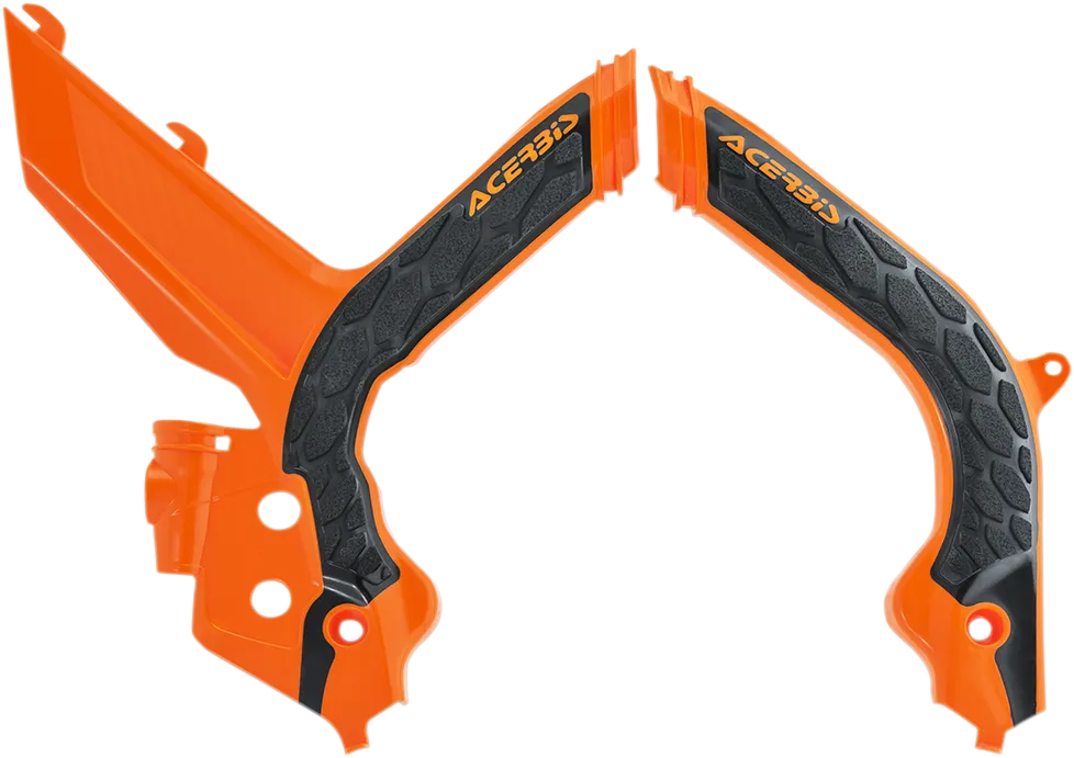 ACERBIS X-Grip Frame Guards - '16 Orange/Black 2783155225