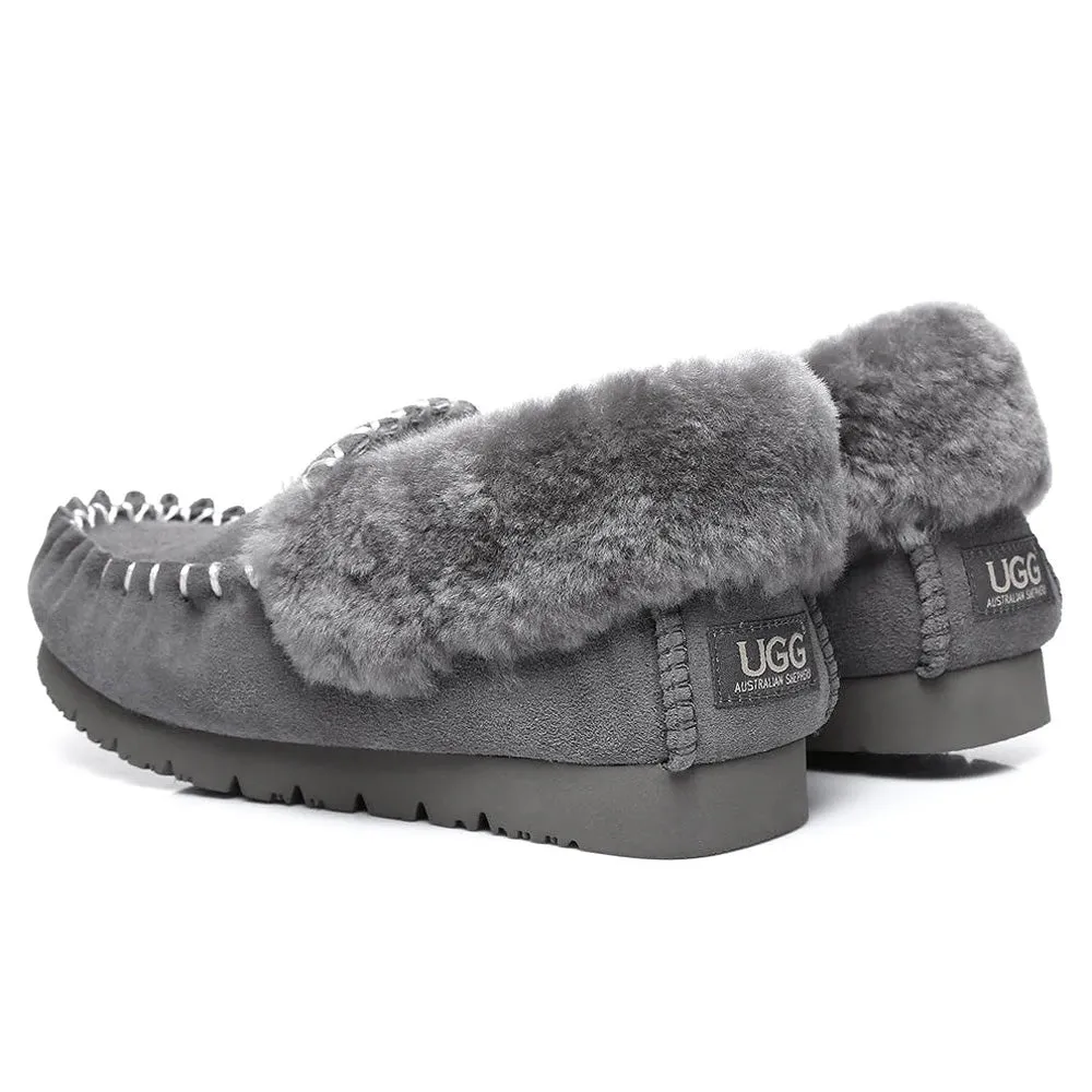 Australian Shepherd UGG MENS POPO MOCCASINS BIG SIZE #AS2024