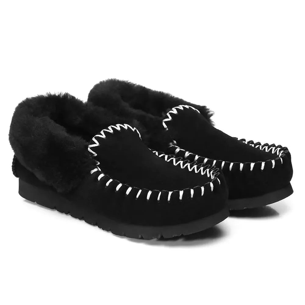 Australian Shepherd UGG MENS POPO MOCCASINS BIG SIZE #AS2024