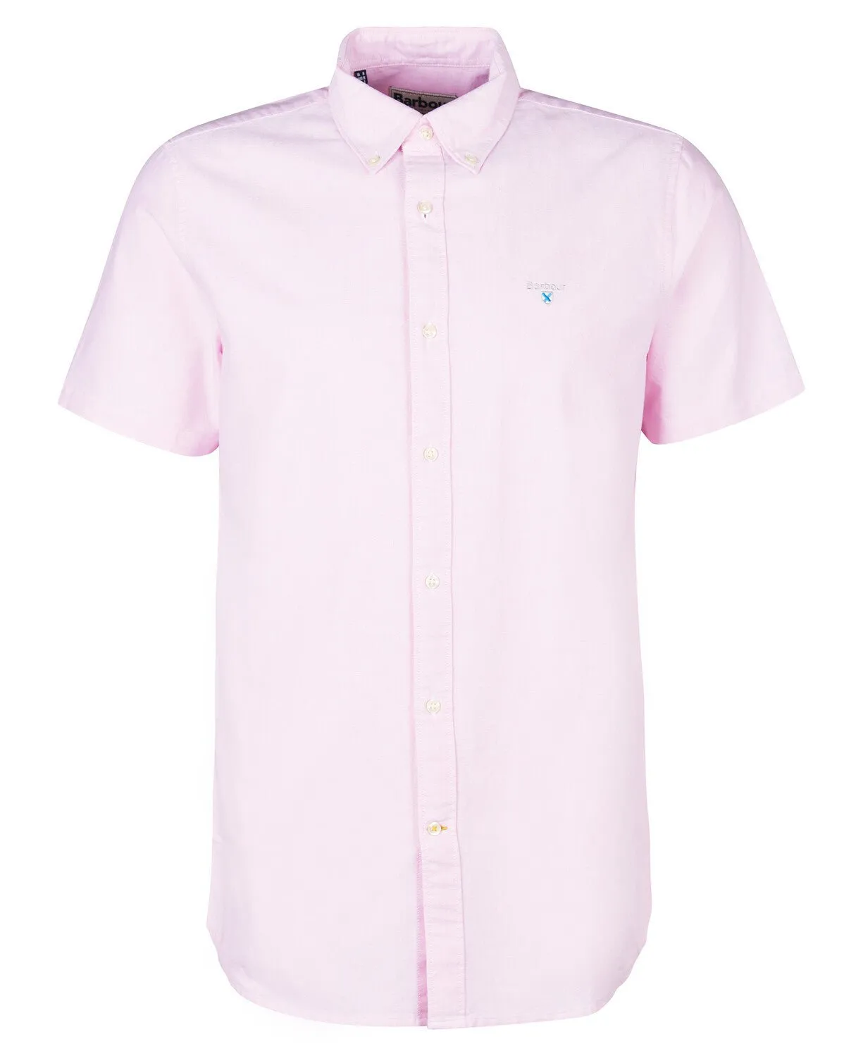 BARBOUR Oxford Short Sleeve Tailored Shirt PINK