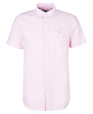 BARBOUR Oxford Short Sleeve Tailored Shirt PINK