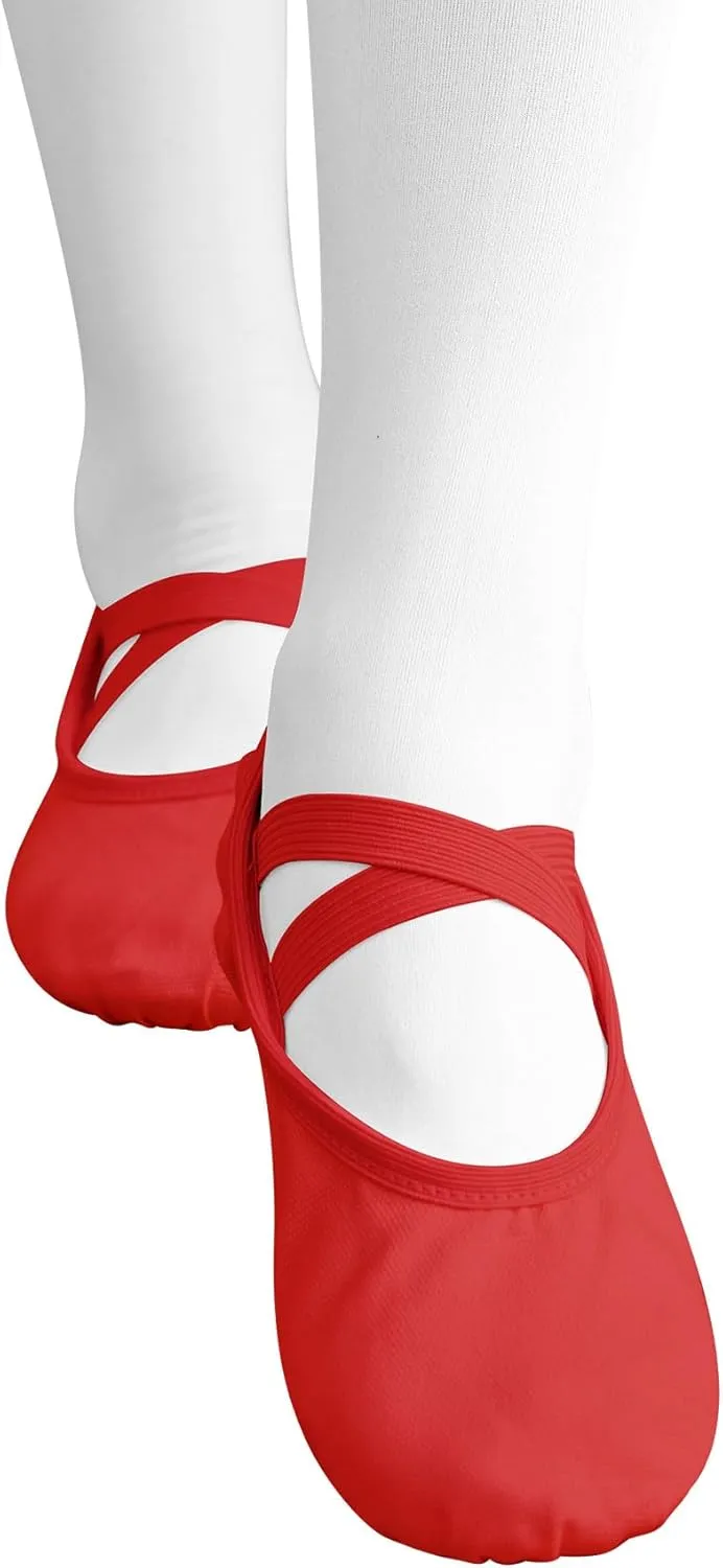 Canvas Ballet Shoes for Girls Ballet Flats for Toddler/Little Kid/Big Kid/Adult