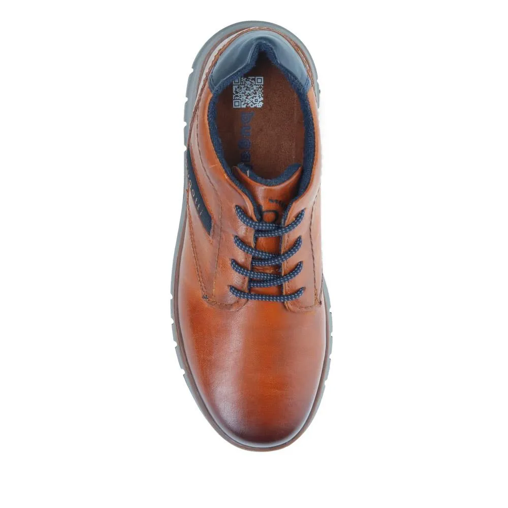 Casual Leather Lace-Up Shoes - BUG40522 / 326 008
