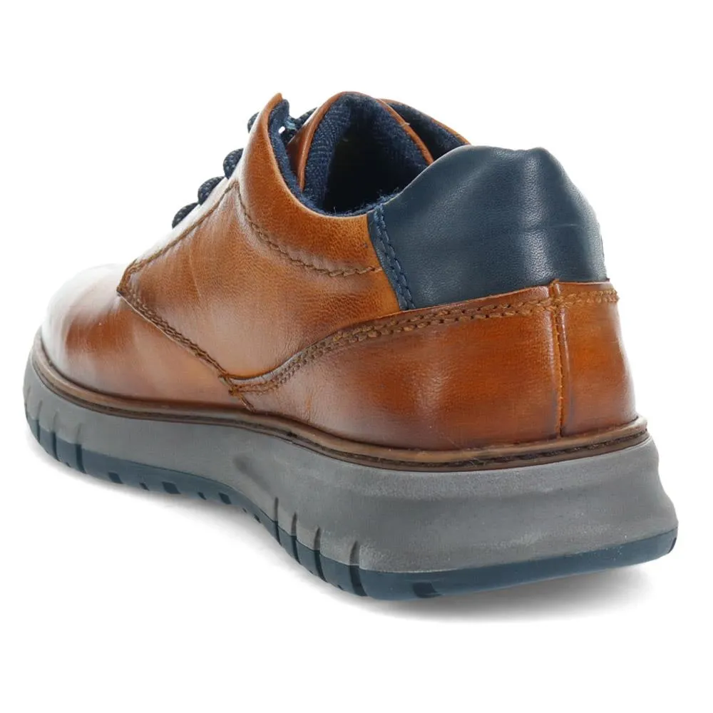 Casual Leather Lace-Up Shoes - BUG40522 / 326 008