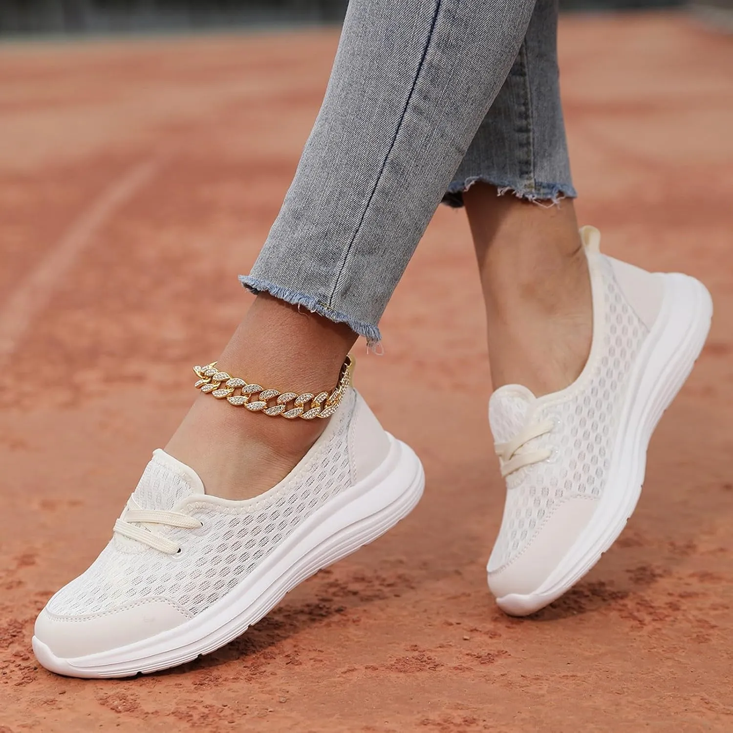 Cathalem Mesh Shoes for Women Comfortable Walking Shoes Women Arch Support Orthopedic Shoes Women Orthopedic Walking Shoes