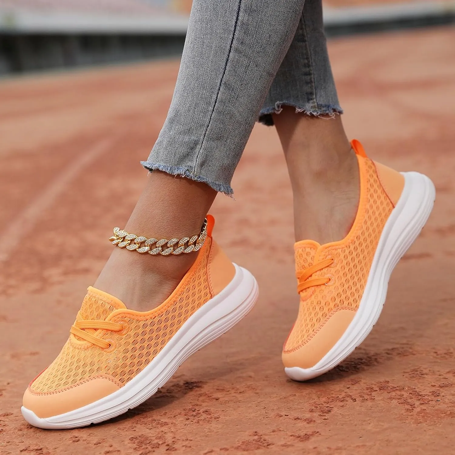 Cathalem Mesh Shoes Women Comfortable Walking Shoes Women Arch Support Orthopedic Shoes for Women Walking Shoes for Women