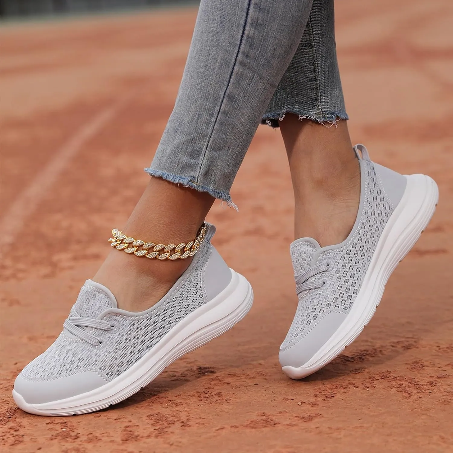 Cathalem Mesh Shoes Women Comfortable Walking Shoes Women Arch Support Orthopedic Shoes for Women Walking Shoes for Women