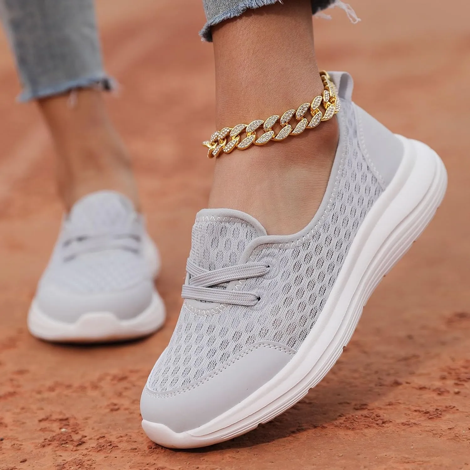 Cathalem Mesh Shoes Women Comfortable Walking Shoes Women Arch Support Orthopedic Shoes for Women Walking Shoes for Women