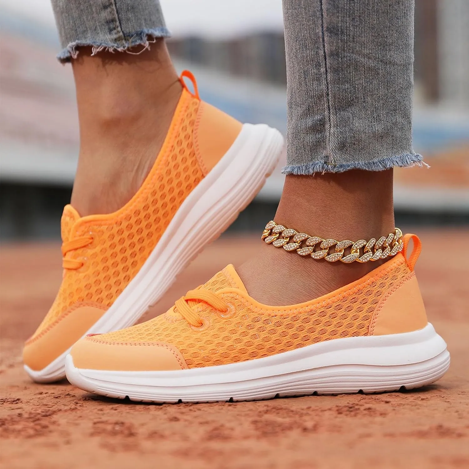 Cathalem Mesh Shoes Women Comfortable Walking Shoes Women Arch Support Orthopedic Shoes for Women Walking Shoes for Women
