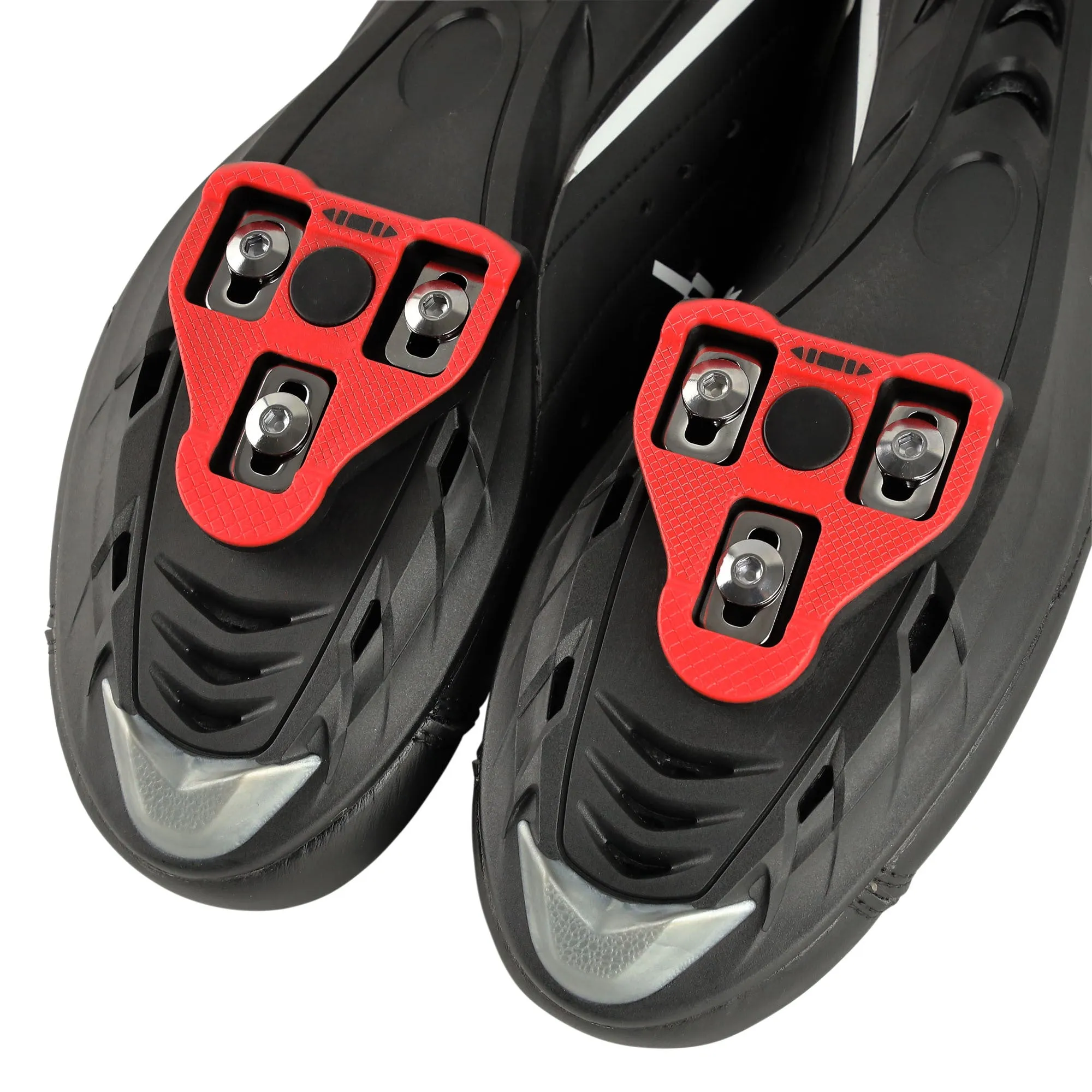 CyclingDeal Bicycle Road Bike Universal Cleat Mount Men's Cycling Shoes with 9-Degree Floating Look ARC Delta Compatible Cleats Compatible with Peloton Indoor Bikes Pedals