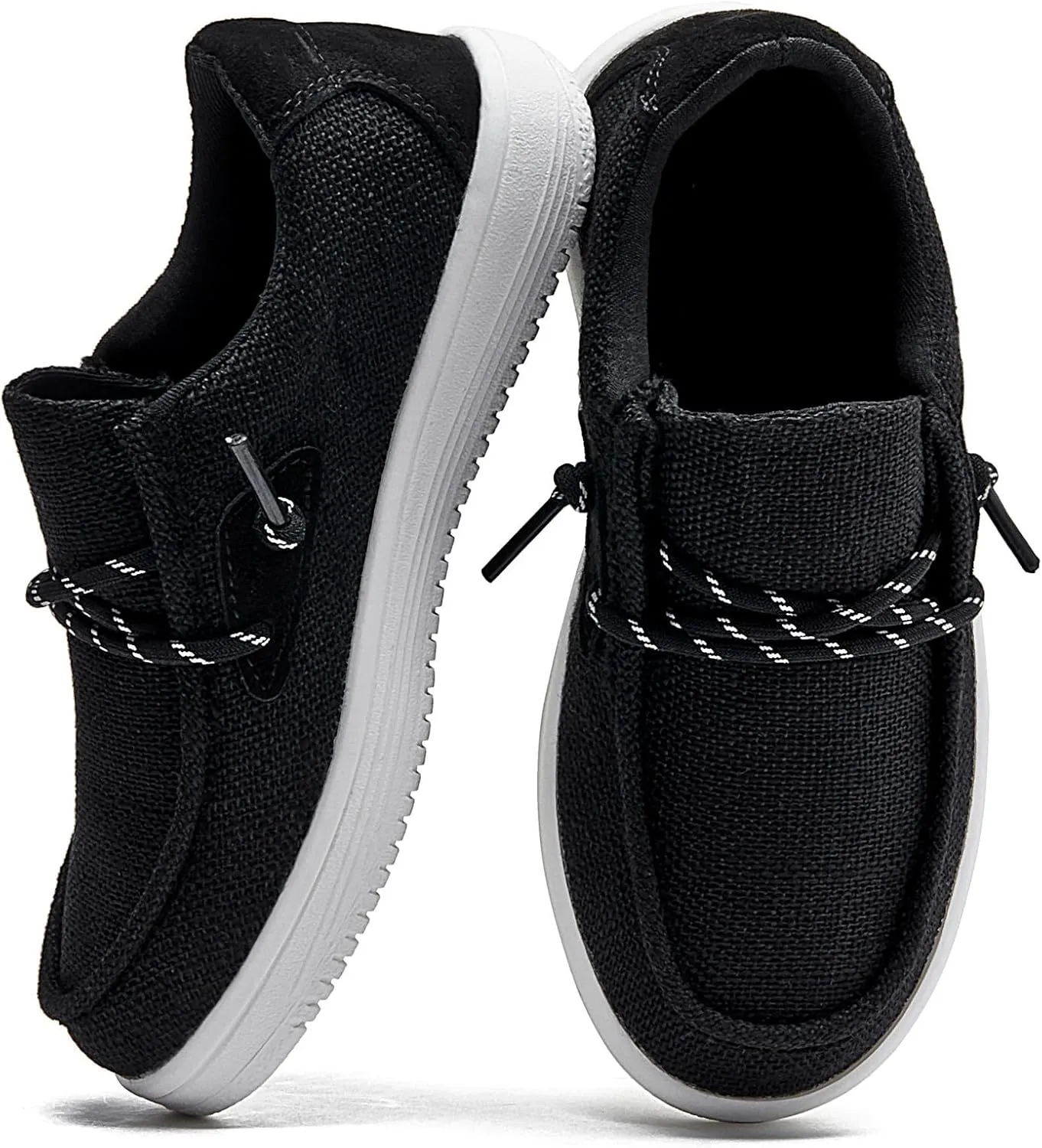 DADAWEN Boys Girls Slip-On Casual Boat Shoes School Dress Shoes Comfortable Lightweight Lace Up Loafers (Toddler/Little Kid/Big Kid)