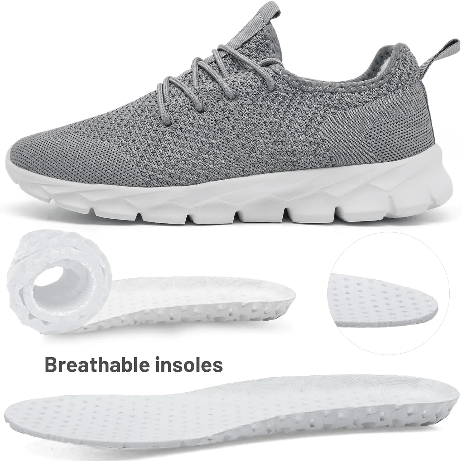 Damyuan Mens Lightweight Athletic Running Walking Gym Shoes Casual Sports Shoes Fashion Sneakers Walking Shoes