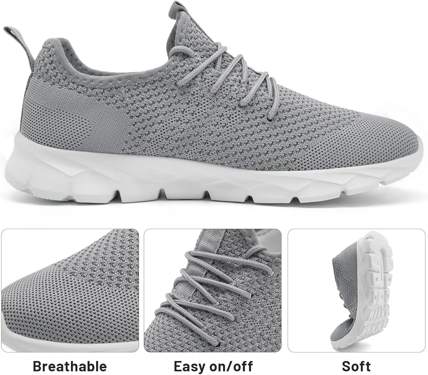 Damyuan Mens Lightweight Athletic Running Walking Gym Shoes Casual Sports Shoes Fashion Sneakers Walking Shoes