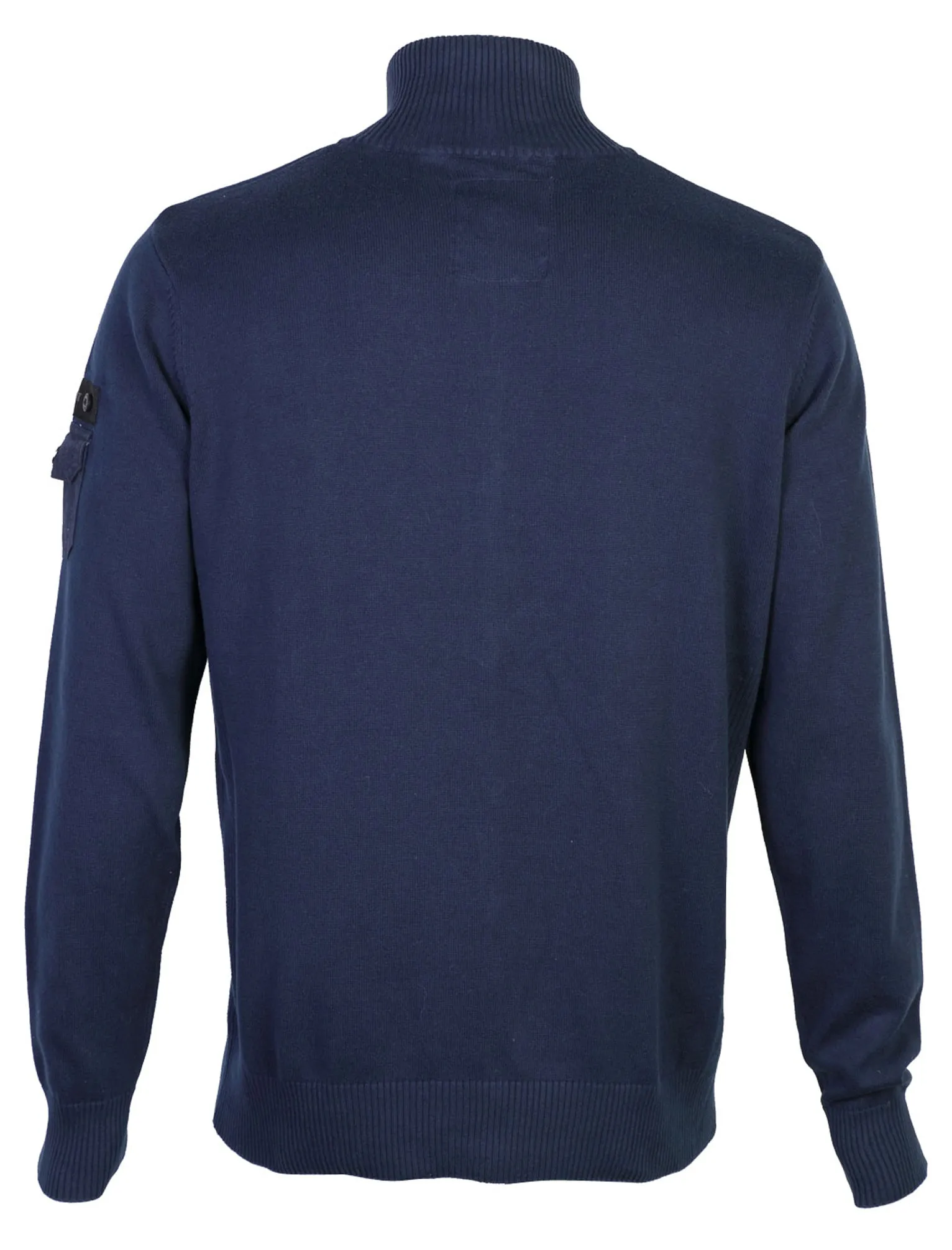 Dissident Talbot zip up cardigan in Midnight Blue