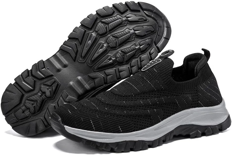 Hiking Shoes Men Breathable Net Surface Lightweight Anti-Collision Ankle Support Sneakers Outdoor Anti Slip Camping Walking Shoes