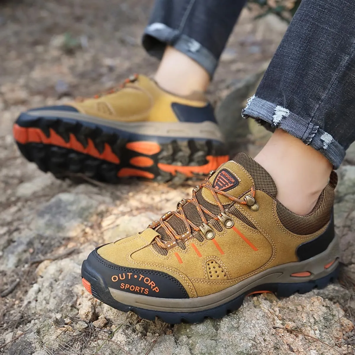 Hiking Shoes Mens Mountain Trekking Shoes Women Breathable Walking Shoes Climbing Shoes Sports Shoes Outdoor Hiking Boots