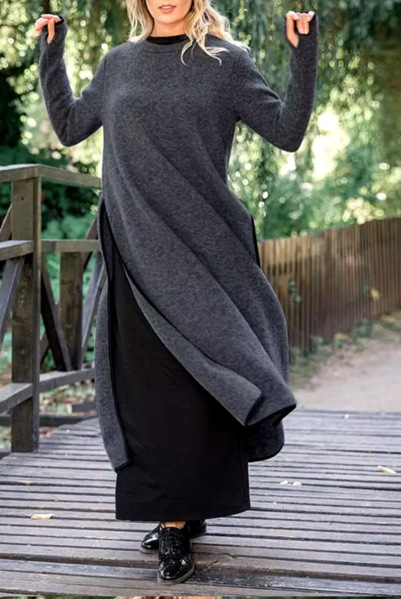 Ivyshape | Cozy Layered Maxi Dress