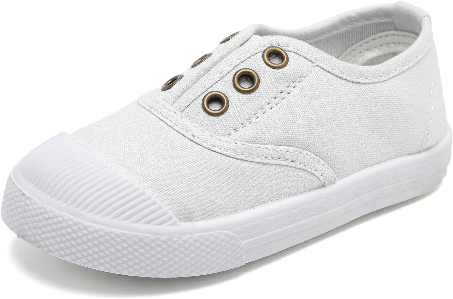 Kids Canvas Sneaker Slip-on Baby Boys Girls Casual Fashion Shoes