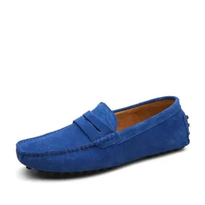 Large Size 49 Men Loafers Soft Moccasins High Quality Spring Autumn Genuine Leather Shoes Men Warm Flats Driving Shoes v1