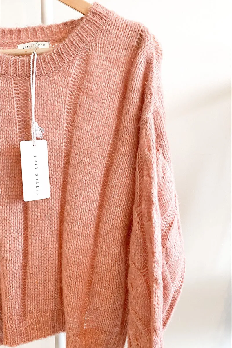 Little Lies - Emma Knit Jumper - Blush
