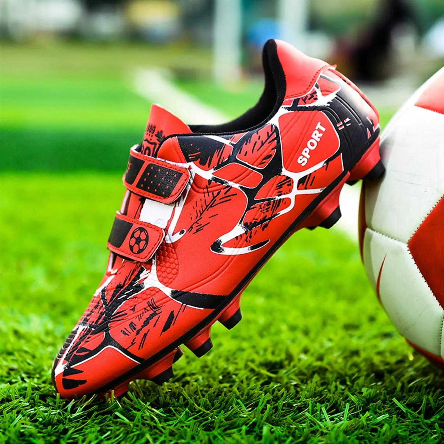 Meidiastra Kids Boy's Girl's Soccer Shoes Athletic Training Soccer Boots Indoor Outdoor Cleats (Toddler/Little Kid/Big Kid)