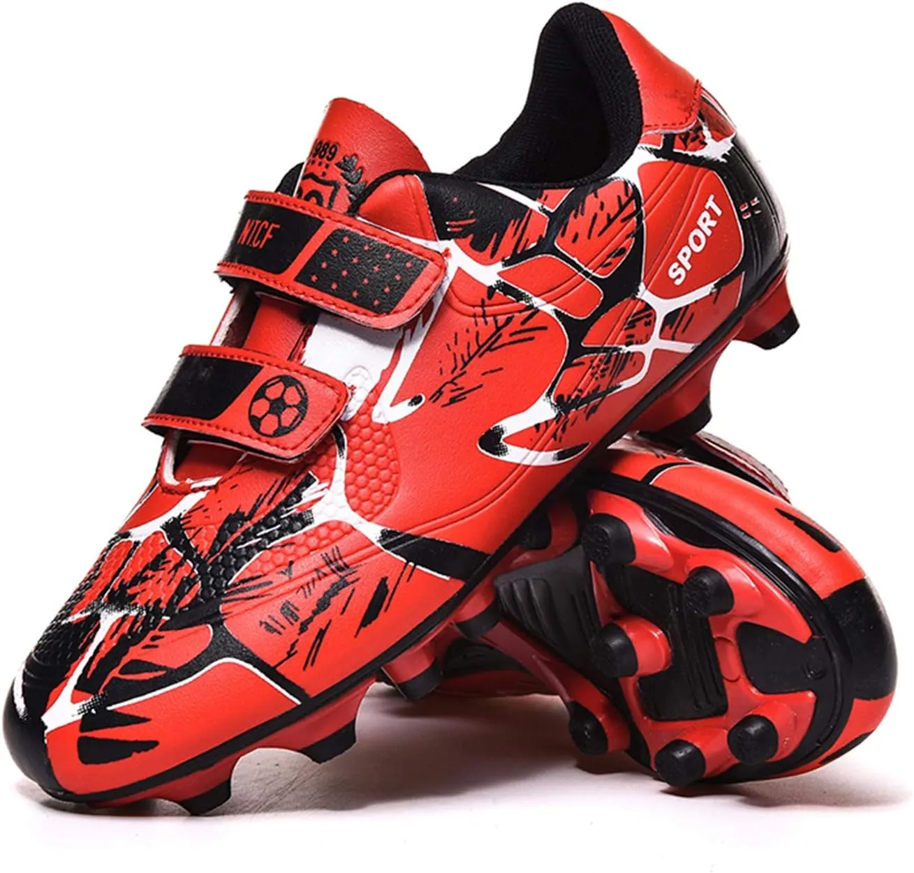 Meidiastra Kids Boy's Girl's Soccer Shoes Athletic Training Soccer Boots Indoor Outdoor Cleats (Toddler/Little Kid/Big Kid)