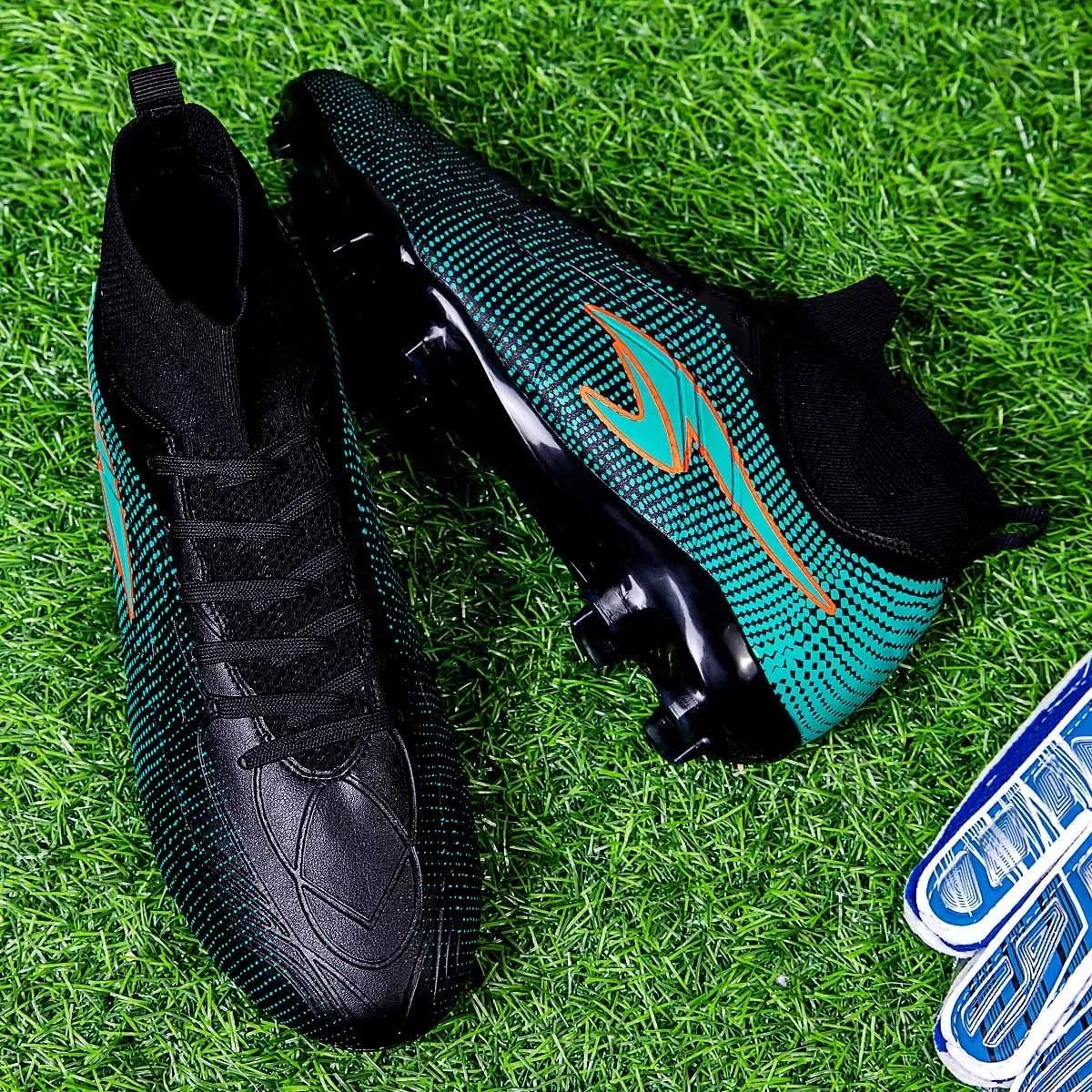 Men's Anti Slip and wear-Resistant Soccer Shoes, Indoor and Outdoor Artificial Turf Training Football Shoes, Breathable and Comfortable