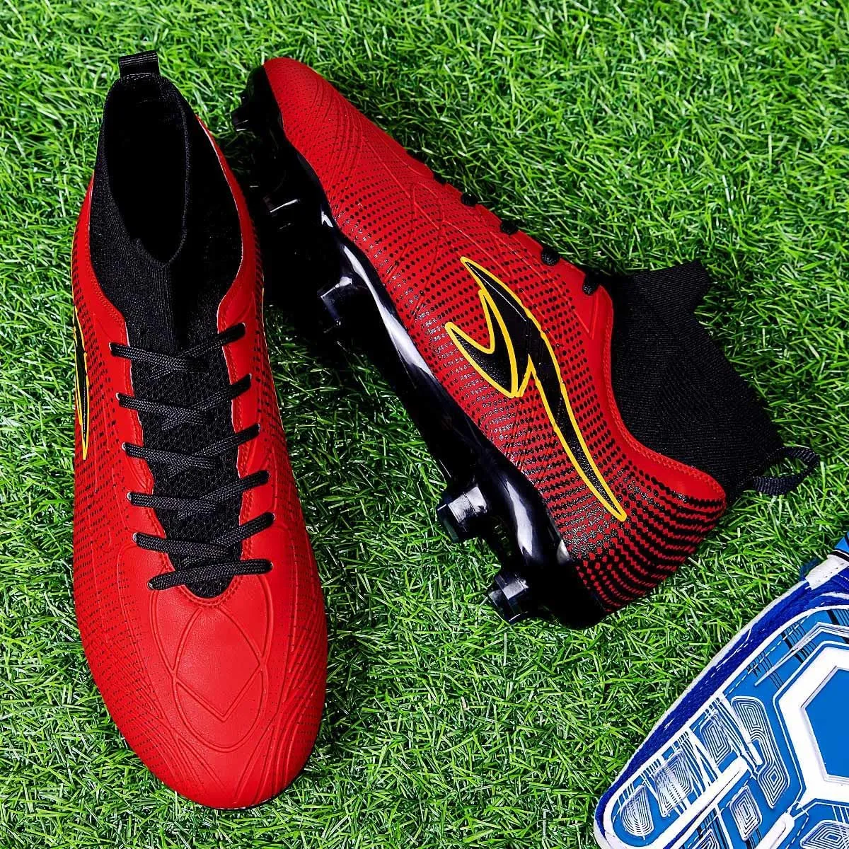 Men's Anti Slip and wear-Resistant Soccer Shoes, Indoor and Outdoor Artificial Turf Training Football Shoes, Breathable and Comfortable