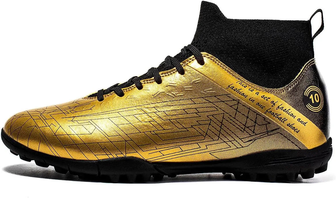 Men's Anti Slip and wear-Resistant Soccer Shoes, Suitable for Various Places Such as Indoor and Outdoor Artificial Turf, Professional Football Shoes for competitions.