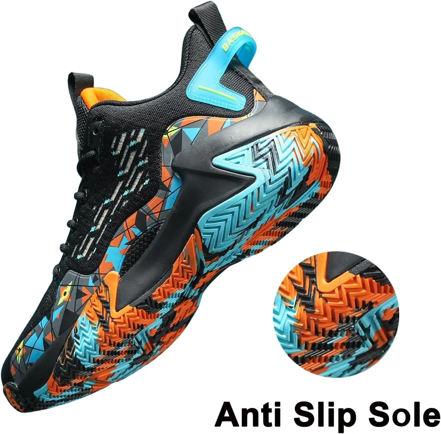 Mens Basketball Shoes Lightweight and Fashionable Colorful Outdoor Non Slip Athletic