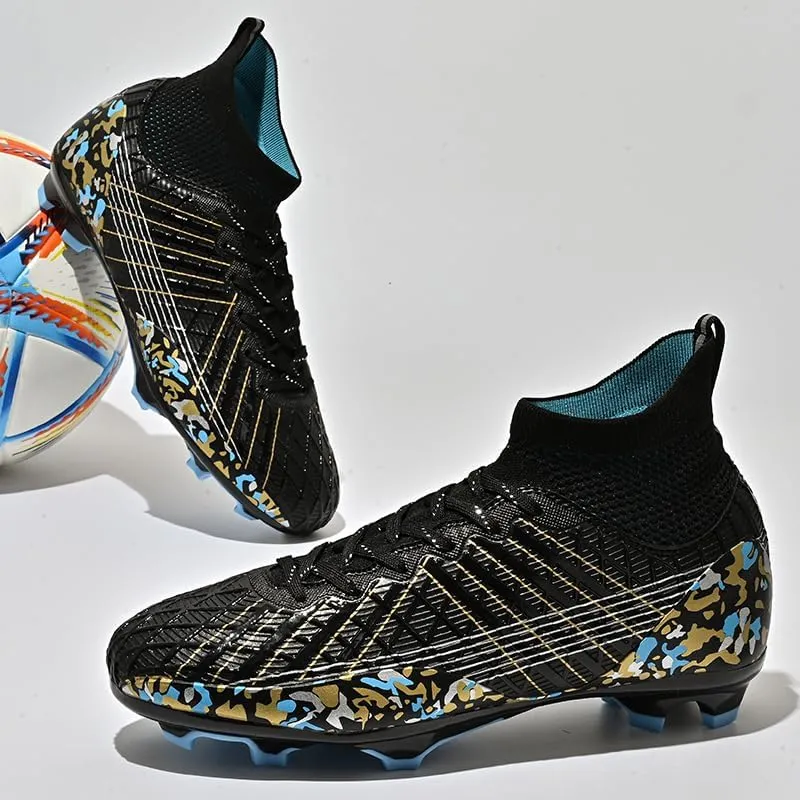 Men's Football Boots AG/FG Indoor and Outdoor Football Shoes Sports Shoes high top Breathable Football Shoes