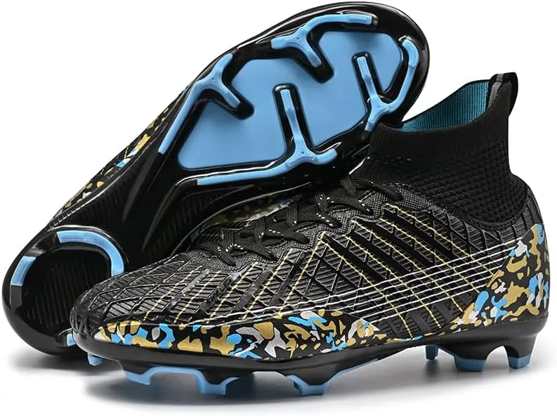 Men's Football Boots AG/FG Indoor and Outdoor Football Shoes Sports Shoes high top Breathable Football Shoes