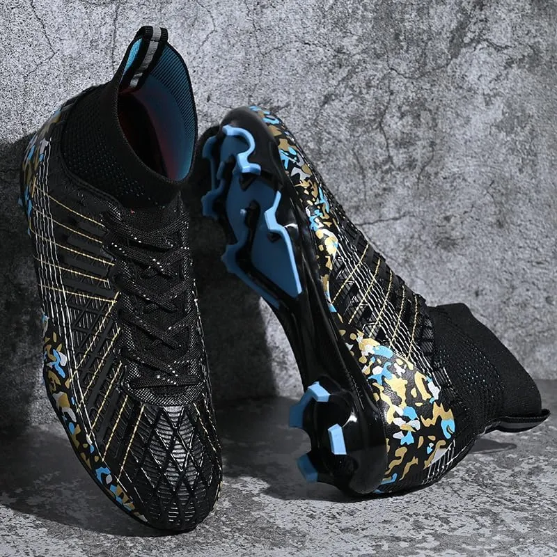 Men's Football Boots AG/FG Indoor and Outdoor Football Shoes Sports Shoes high top Breathable Football Shoes