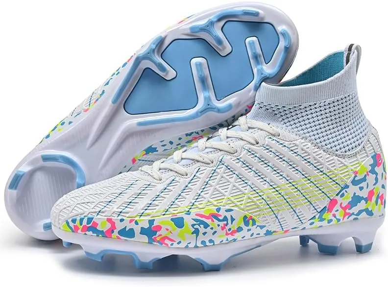 Men's Football Boots AG/FG Indoor and Outdoor Football Shoes Sports Shoes high top Breathable Football Shoes