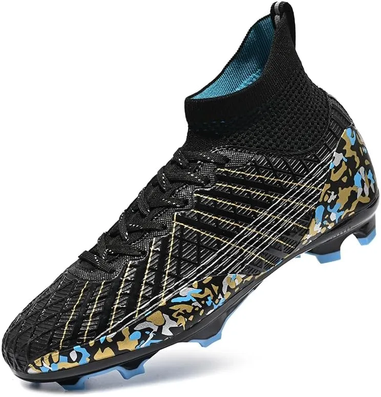 Men's Football Boots AG/FG Indoor and Outdoor Football Shoes Sports Shoes high top Breathable Football Shoes