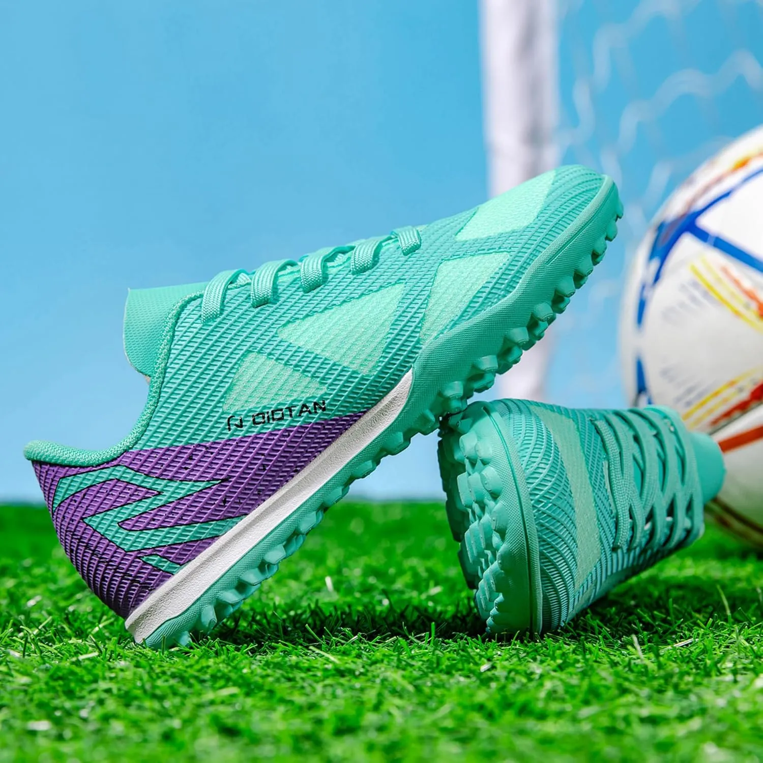 Men's Football Shoes, high top Stable Anti Slip Studs, Professional Indoor and Outdoor Competition Training