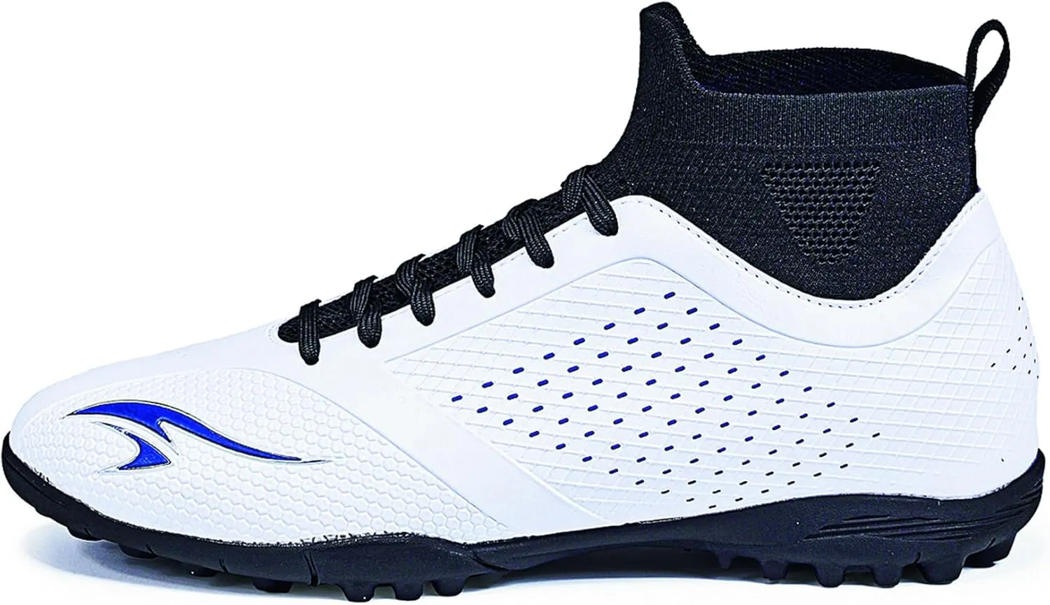Men's Football Shoes Outdoor Lightweight high top Anti Slip Sports Boots, Stable Support, Anti Slip and Durable