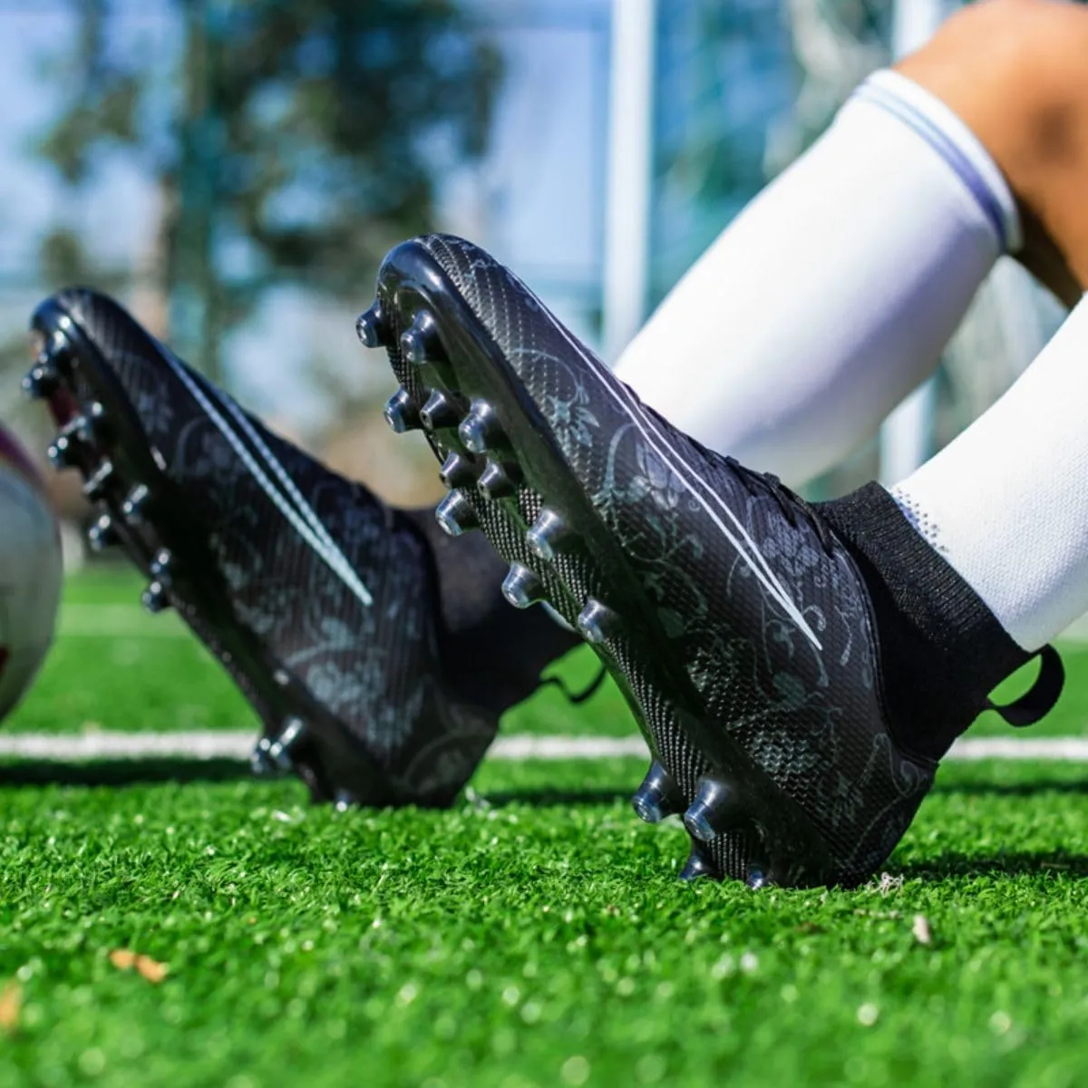 Men's Soccer Cleats Turf AG Shoes Boys Indoor Outdoor Footall Sneaker Youth Ankle Boots for Kids