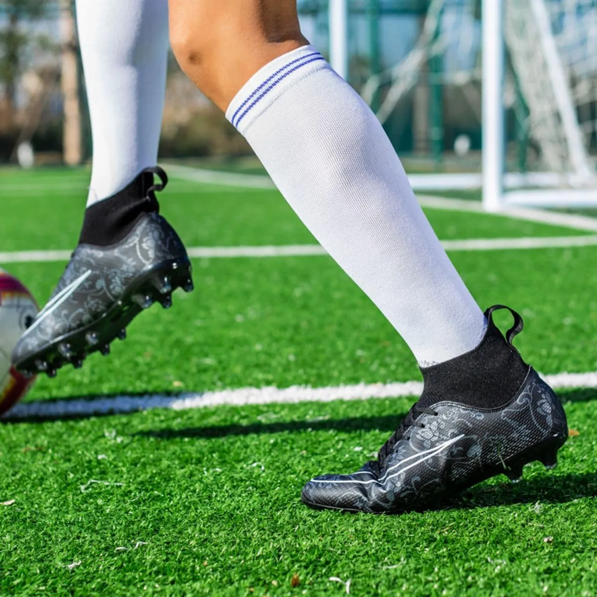 Men's Soccer Cleats Turf AG Shoes Boys Indoor Outdoor Footall Sneaker Youth Ankle Boots for Kids