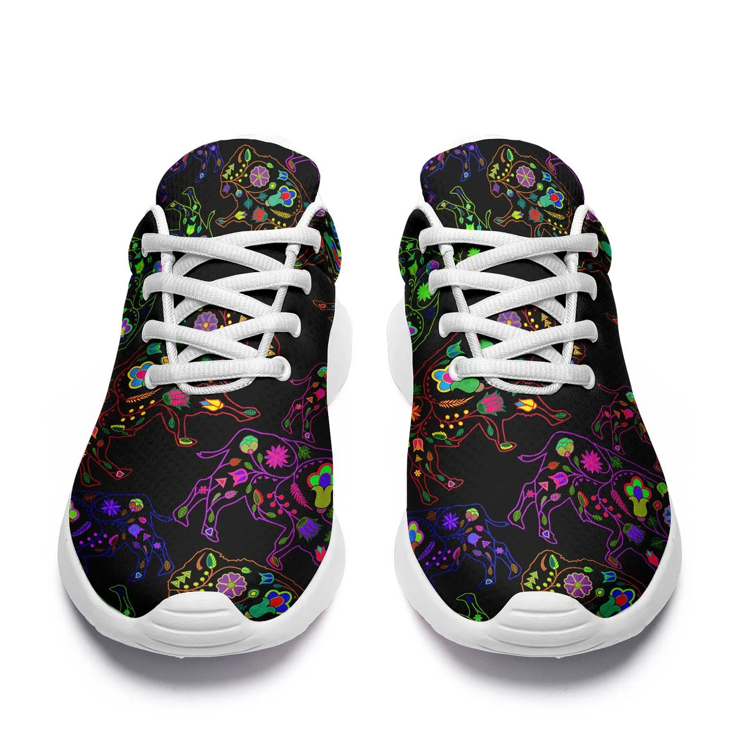 Neon Floral Buffalos Ikkaayi