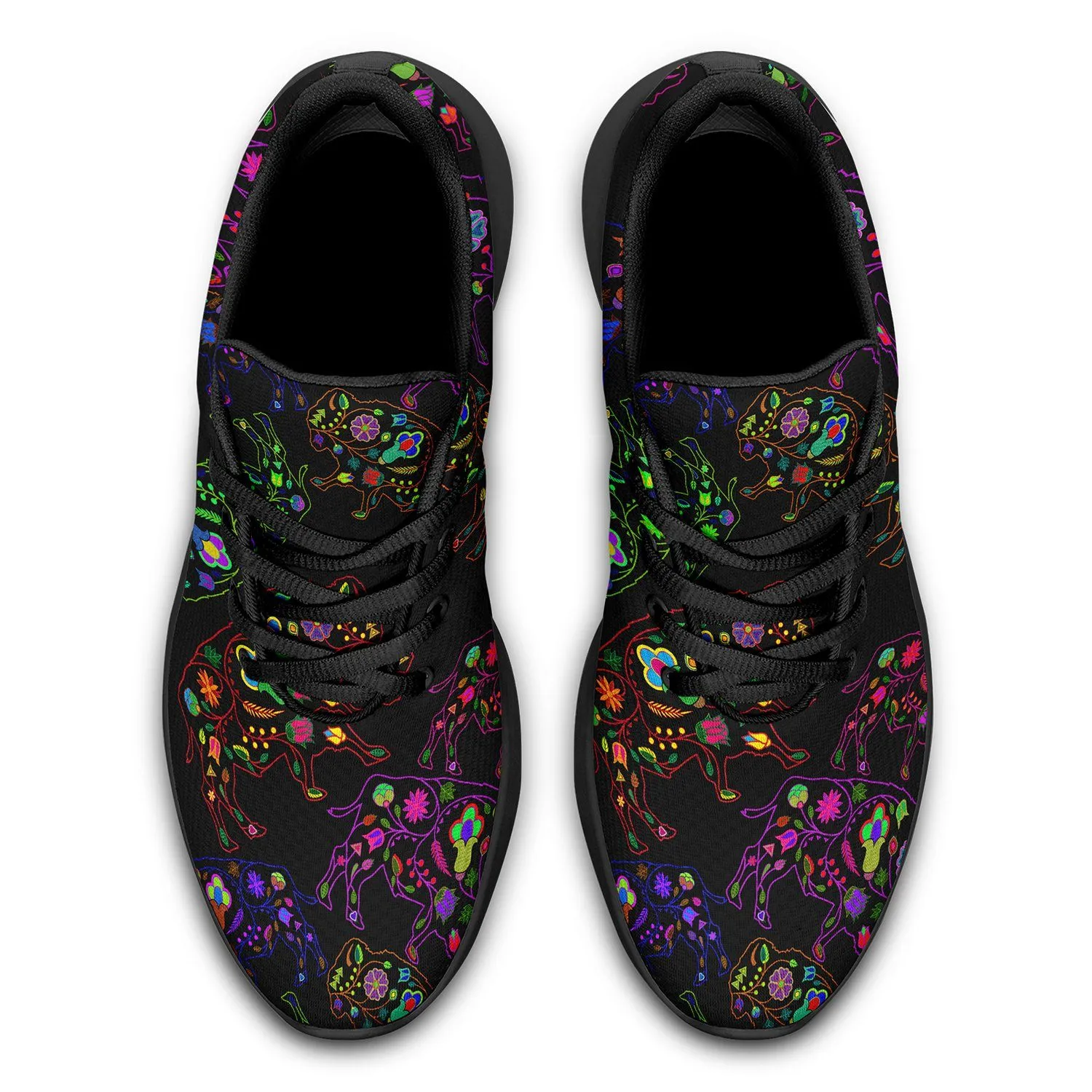 Neon Floral Buffalos Ikkaayi