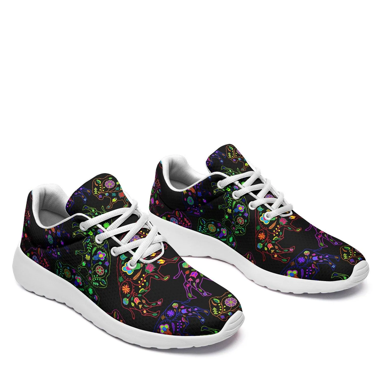 Neon Floral Buffalos Ikkaayi