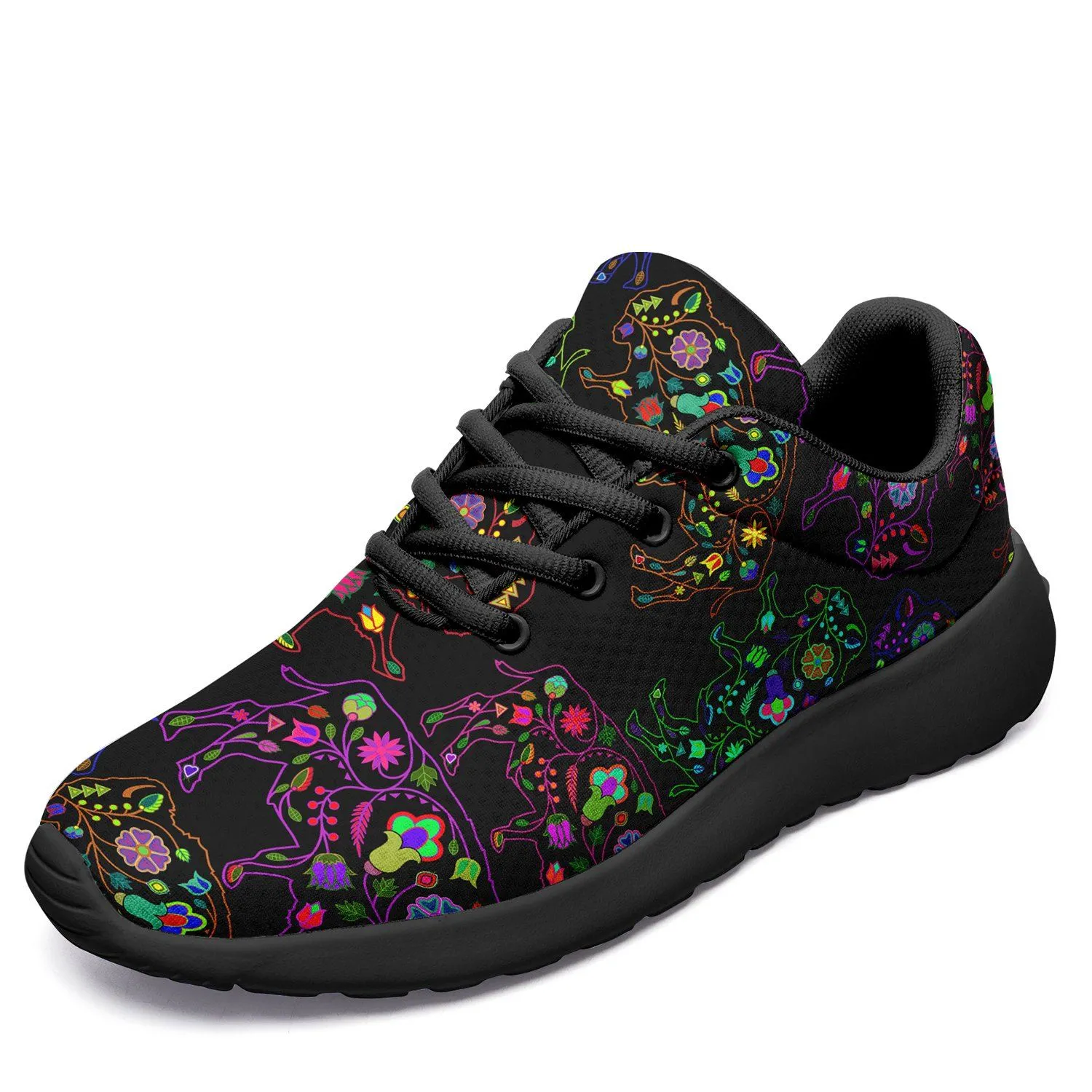 Neon Floral Buffalos Ikkaayi