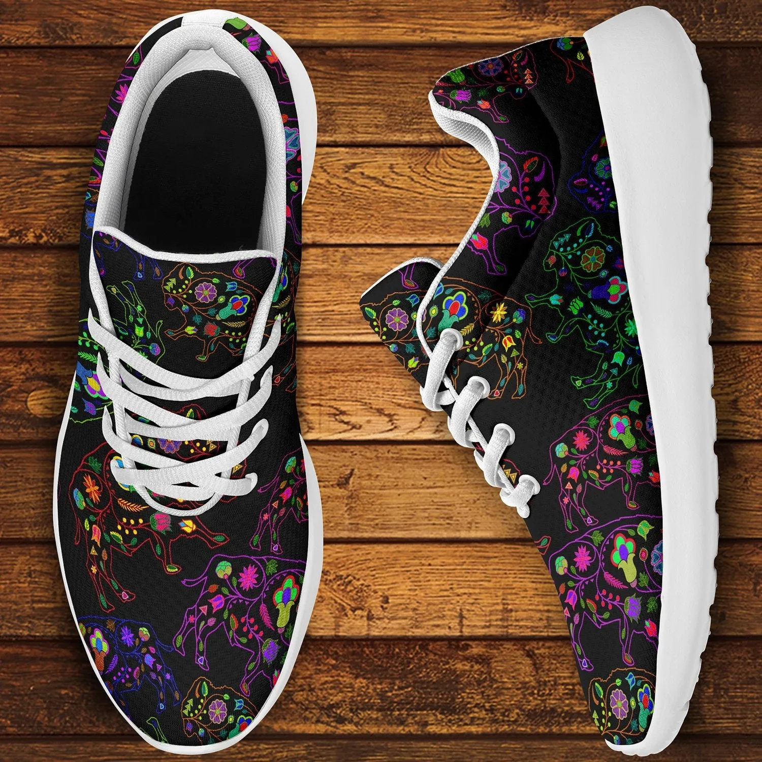 Neon Floral Buffalos Ikkaayi