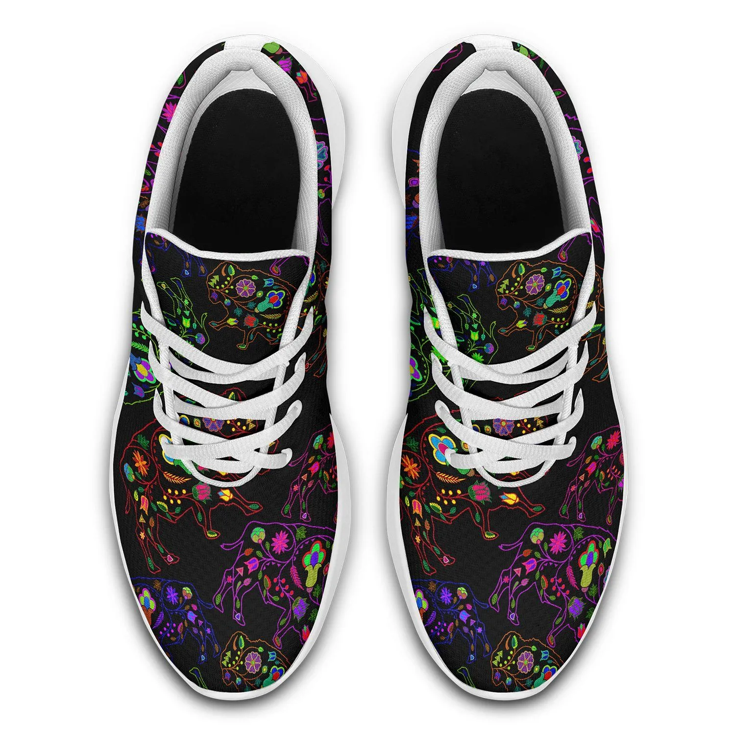 Neon Floral Buffalos Ikkaayi