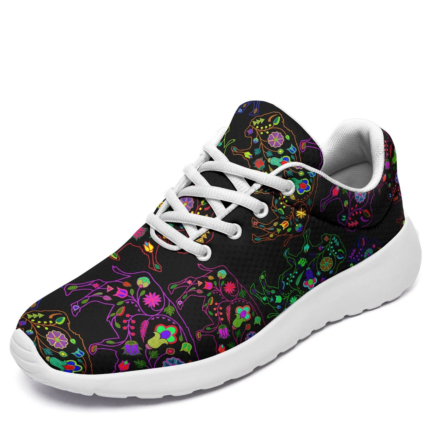 Neon Floral Buffalos Ikkaayi