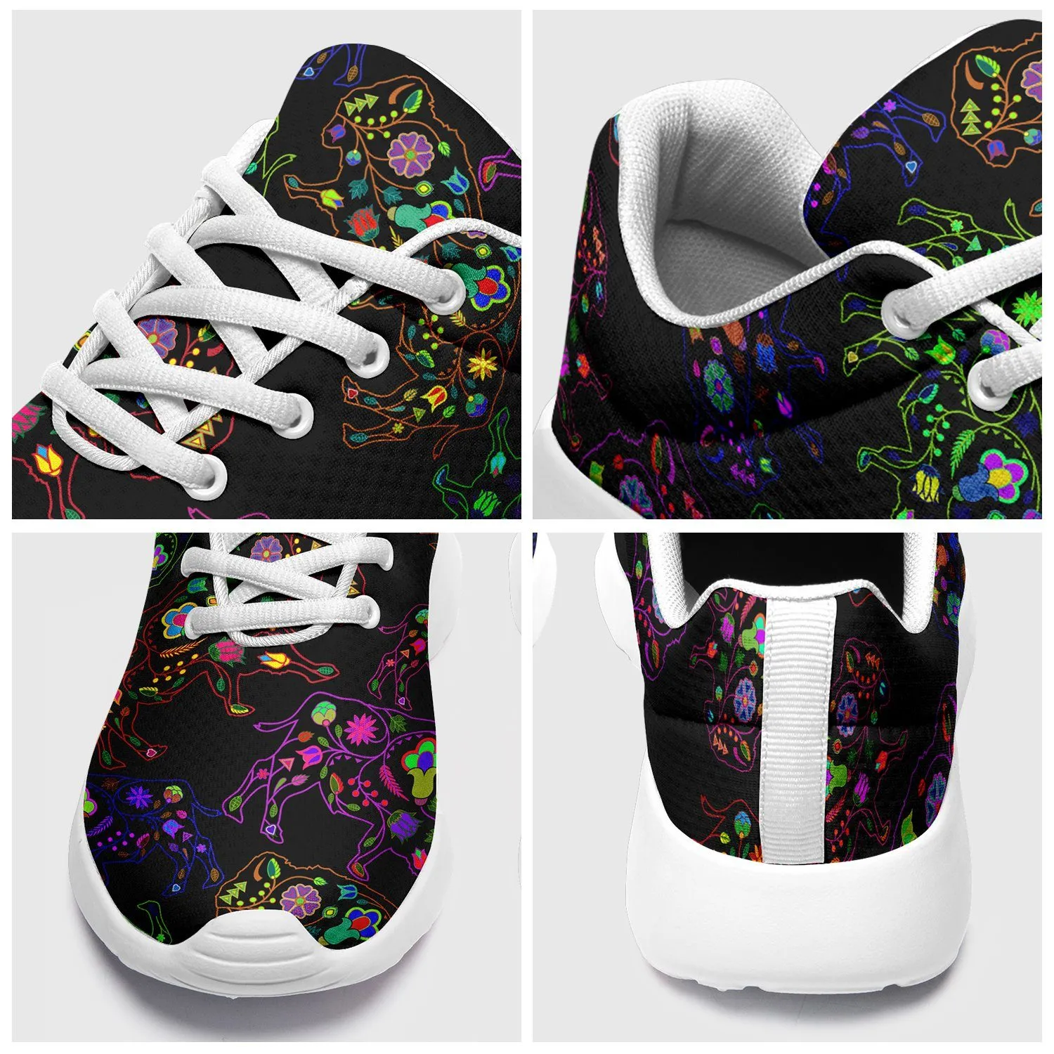 Neon Floral Buffalos Ikkaayi